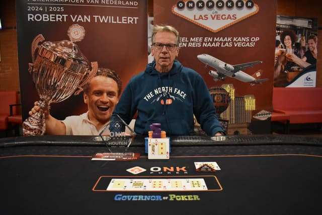 Ton Gelling wint Pokerkampioenschap van Houten januari '26