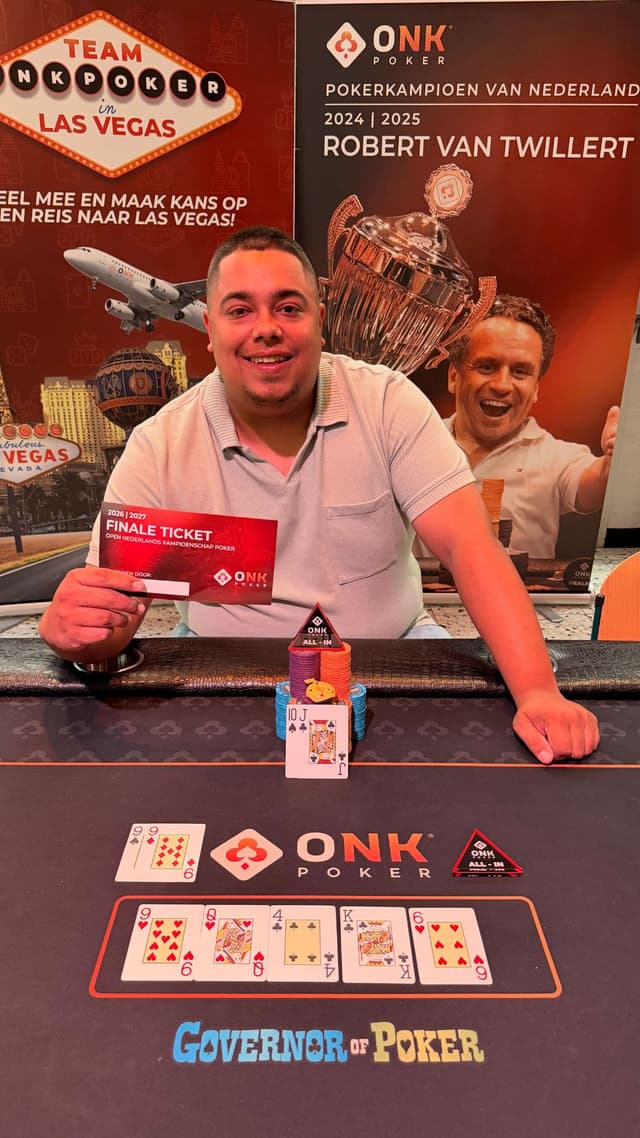 Camiel Carlier wint Pokerkampioenschap van Utrecht 