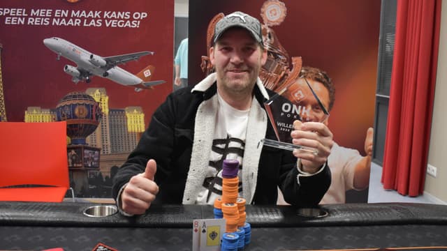 Glenn Koster wint Pokerkampioenschap van Willemstad februari 2026