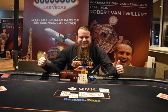 Sebastiaan Haverkate wint Pokerkampioenschap van Bemmel maart '26