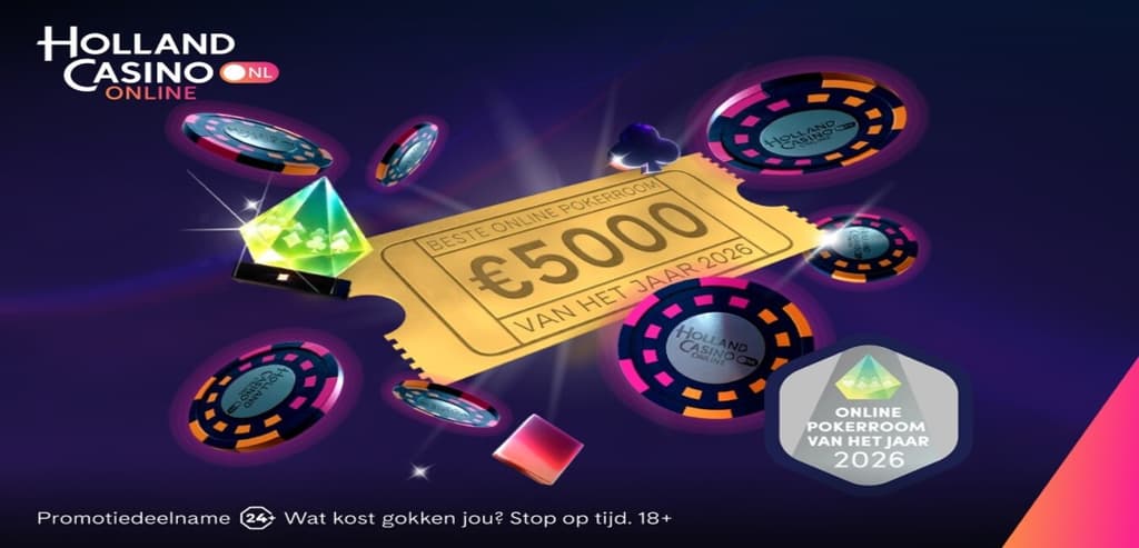 Holland Casino Online pakt uit met €5000 Freeroll
