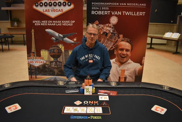 Ton Gelling wint Pokerkampioenschap van Enkhuizen