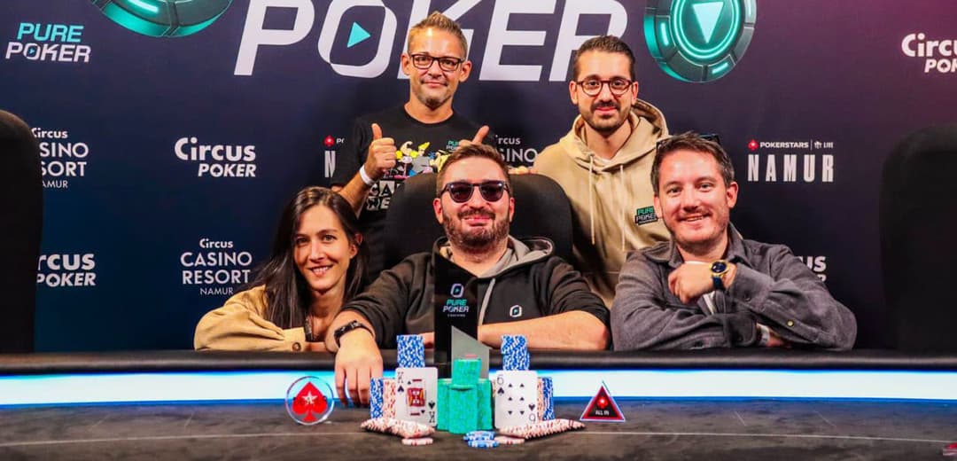 €28.130 voor winnaar main event Pure Poker Festival Namur 
