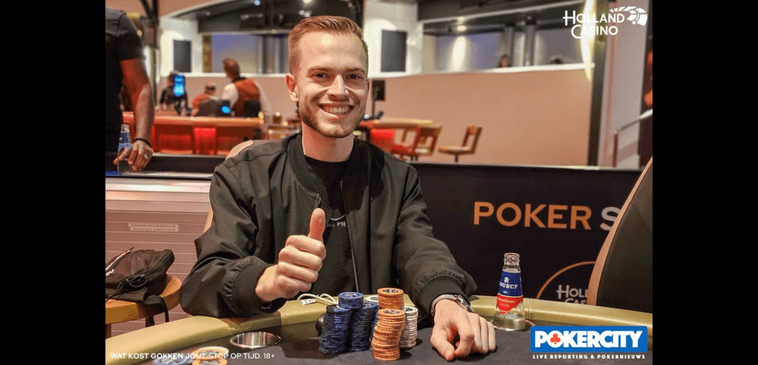 Carlo Wolters chipleader aan finale tafel APS!