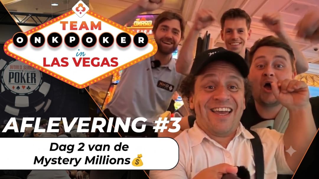 Dag 2 Mystery Millions! (Vlog 3 - Team ONK Poker)