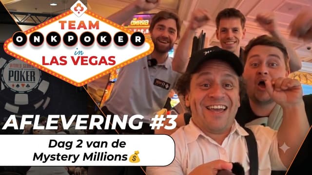 Dag 2 Mystery Millions! (Vlog 3 - Team ONK Poker)