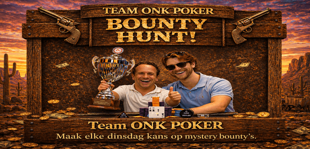 Bounty Hunters Team ONK Poker groot succes!