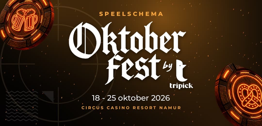 Oktoberfest 2026 Namur: Speelschema