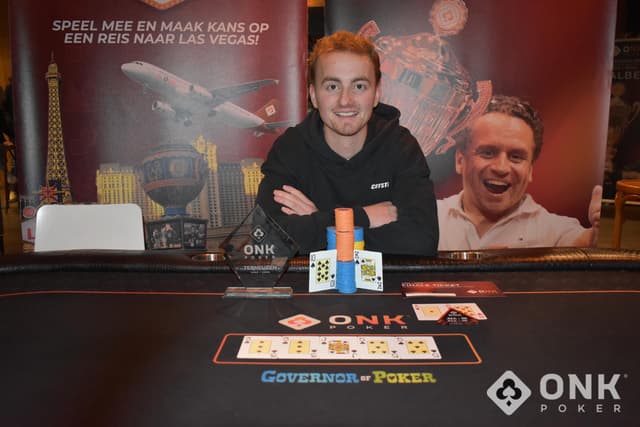 Jesse de Visser wint Pokerkampioenschap van Terneuzen