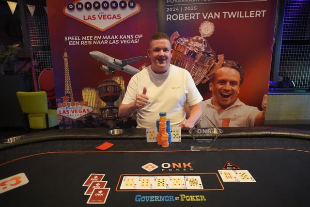 Ronnie Mol wint Pokerkampioenschap van Grootebroek mei 2026