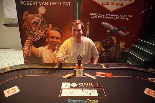 Mattias Kromhout wint Pokerkampioenschap van Utrecht april 2026