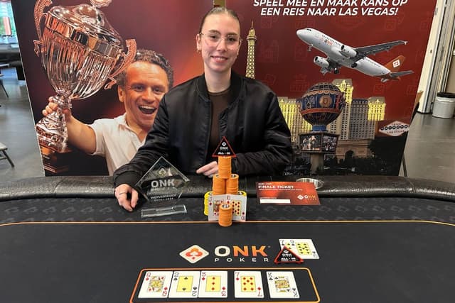 Anouk Beumer wint Pokerkampioenschap van Wervershoof mei 2026