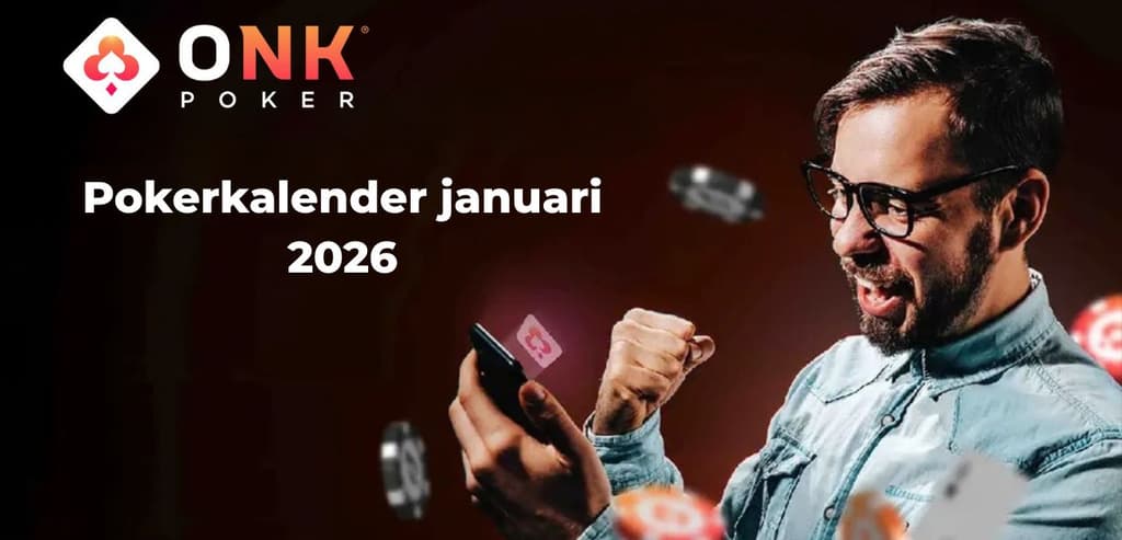De pokerkalender van januari bij ONK Poker
