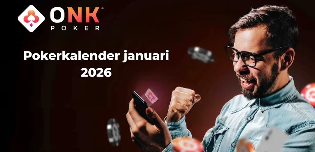 De pokerkalender van januari bij ONK Poker