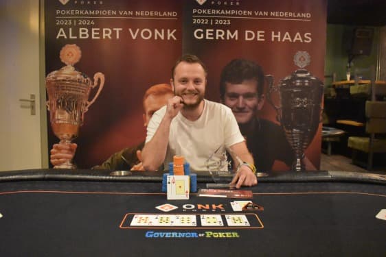 Sytse Vriend wint Pokerkampioenschap van Lemmer