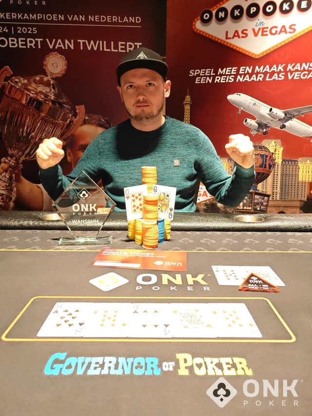 Damian van Hemert wint Pokerkampioenschap van Wanssum