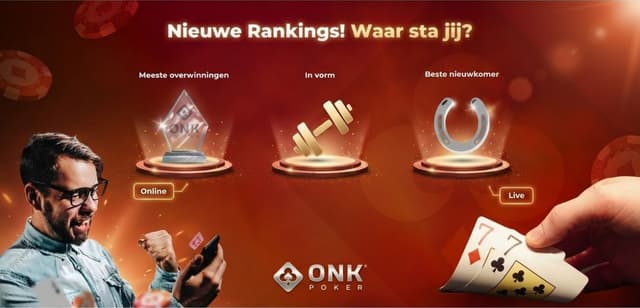 Nieuwe ONK Poker Rankings!