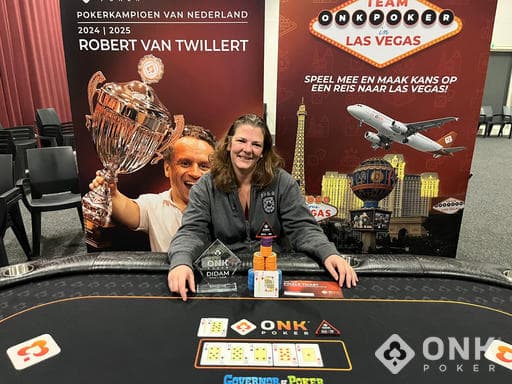 Nynke Ruinard wint Pokerkampioenschap van Didam november 2025