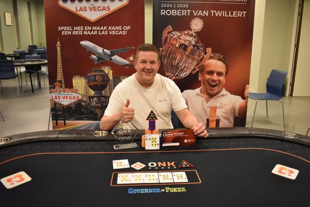 Ronnie Mol wint Pokerkampioenschap van Zwaag mei 2026