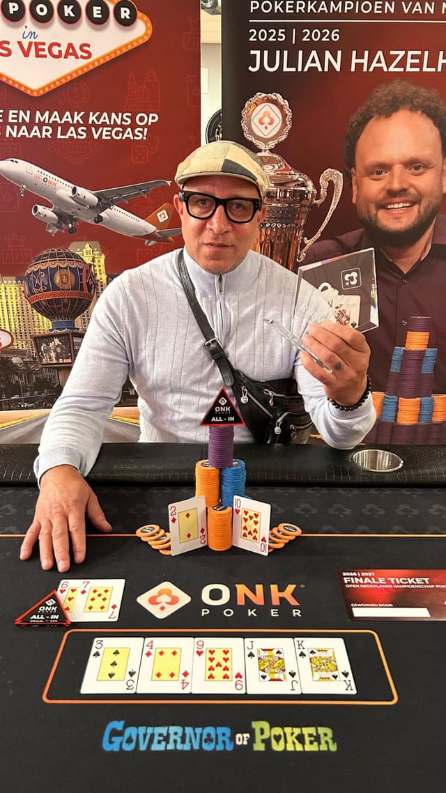 Maurice Rustveld wint Pokerkampioenschap van Rijswijk