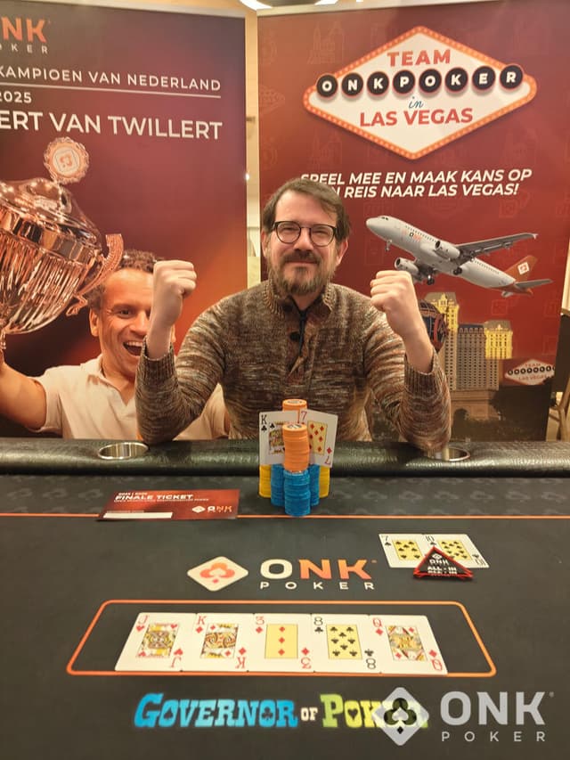 Rion de Gouw wint Pokerkampioenschap van Nijeveen november 2025