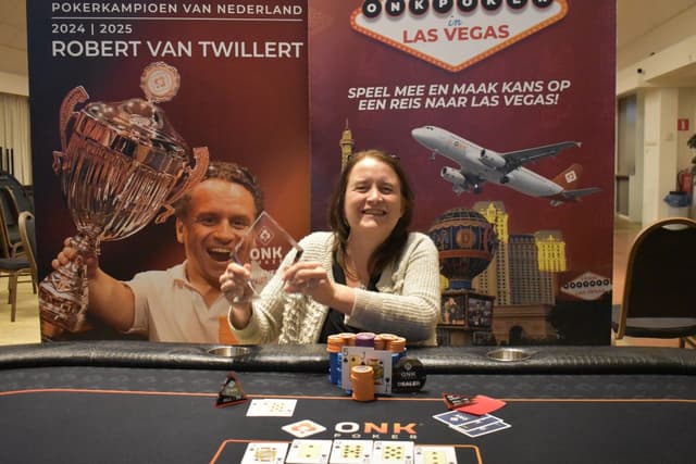 Peggy Volp wint Pokerkampioenschap van Nijeveen mei 2026
