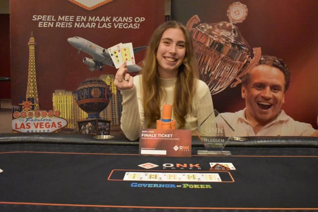 Anouk Beumer wint Pokerkampioenschap van Huissen maart 2026