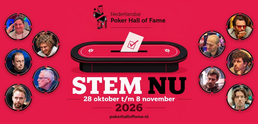 Stembussen Nederlandse Poker Hall of Fame geopend: wie verdienen een plek?