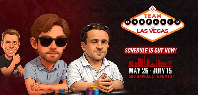 Speelschema WSOP 2026 Las Vegas bekend: Team ONK Poker maakt zich klaar