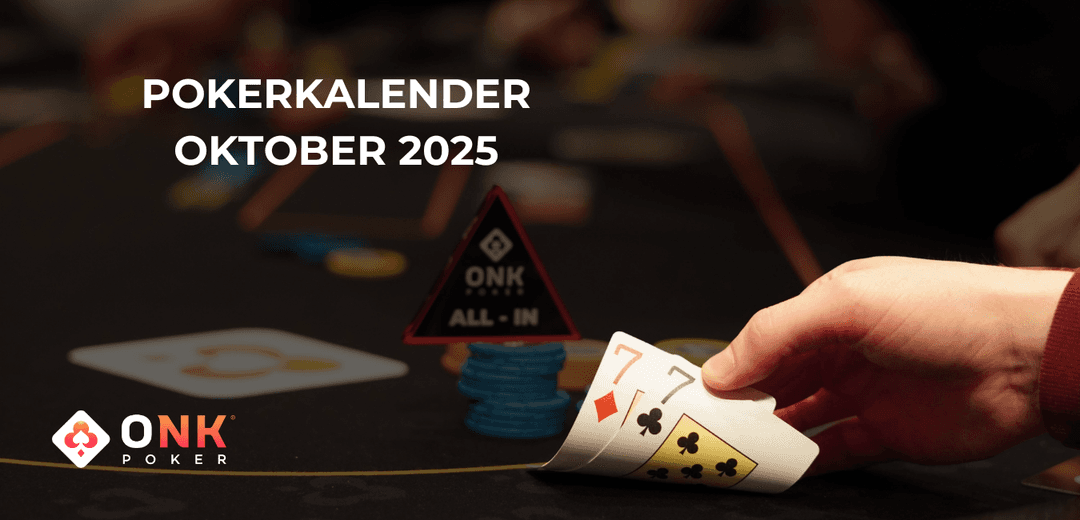 Pokerkalender van de maand oktober bij ONK Poker