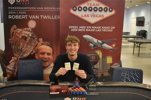 Derk Streefkerk wint Pokerkampioenschap van Zwaag februari 2026