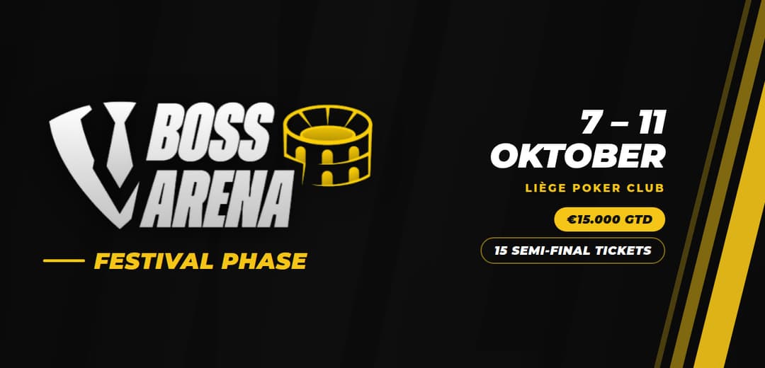 BOSS Arena strijkt neer in Luik: 15 tickets voor de halve finale