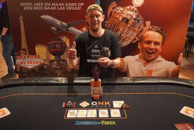 Erik de Gans wint Pokerkampioenschap van Enschede april 2026