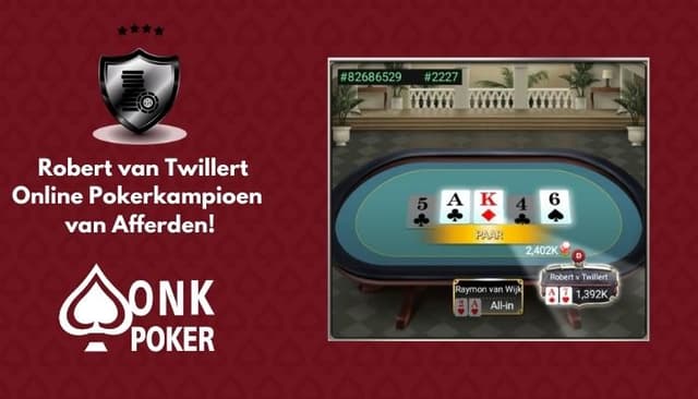 Robert van Twillert wint Online Pokerkampioenschap van Afferden (L)