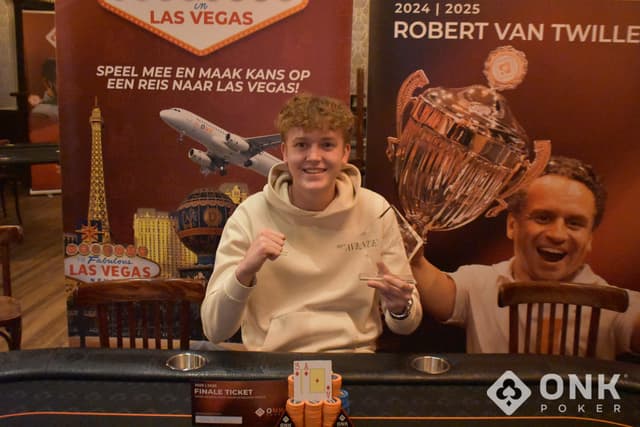Fabian Smit wint Pokerkampioenschap van Broek in Waterland