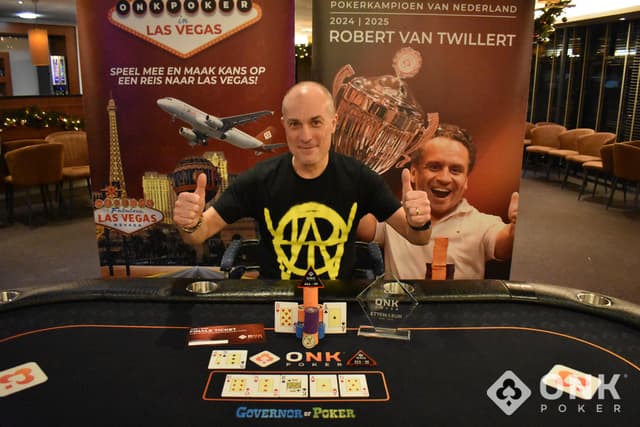 Marjohn van Alphen wint Pokerkampioenschap van Etten-Leur november 2025