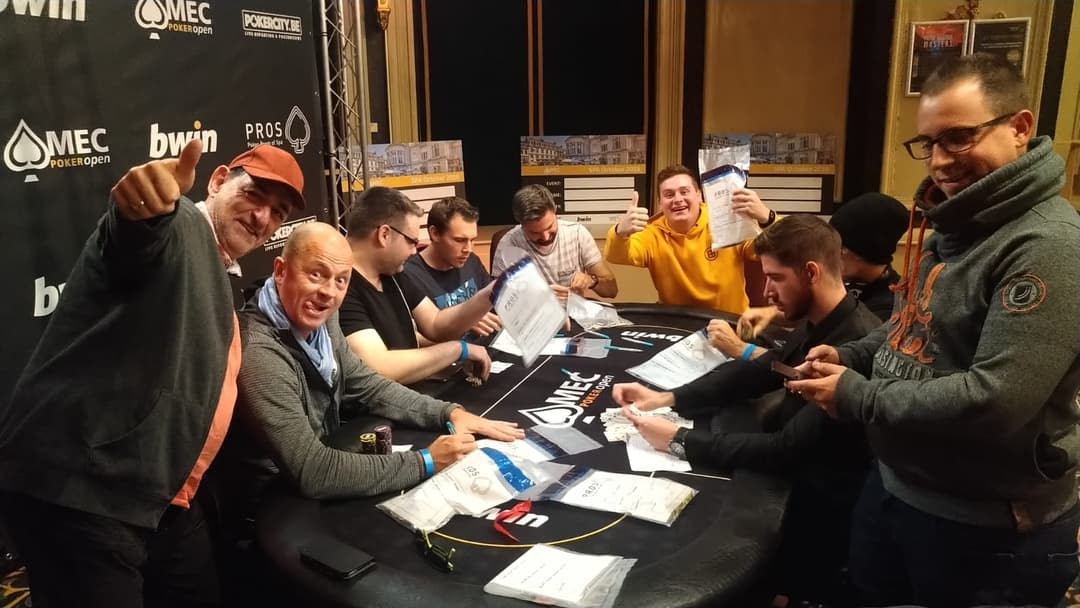 2 Nederlanders door na dag 1A van het MEC Poker Open Main Event