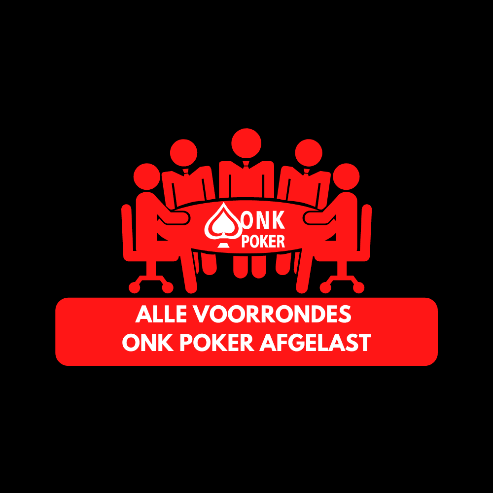 Voorrondes ONK Poker  voorlopig afgelast