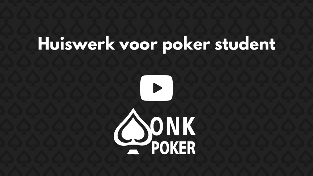 Huiswerk voor poker studenten