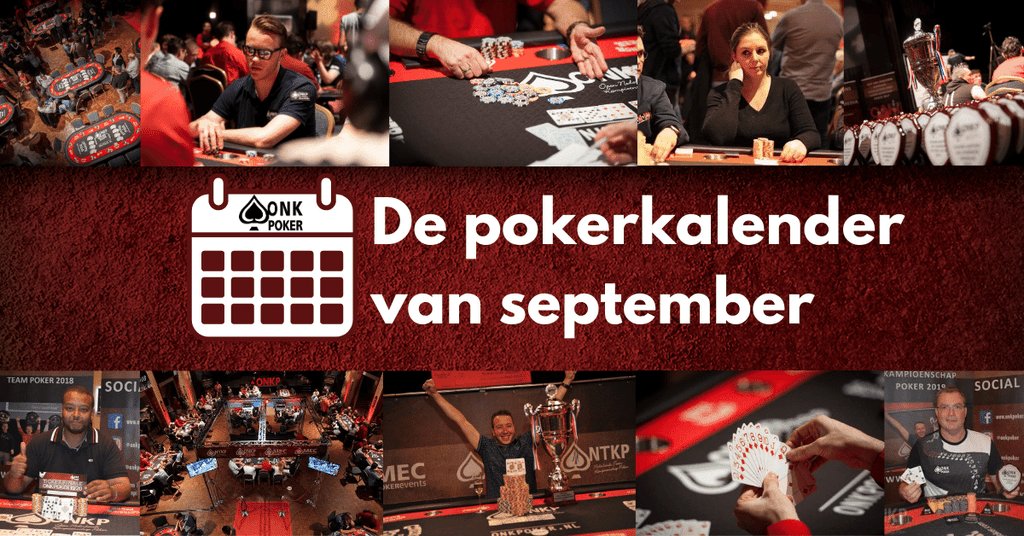 ONK Poker toernooien in september