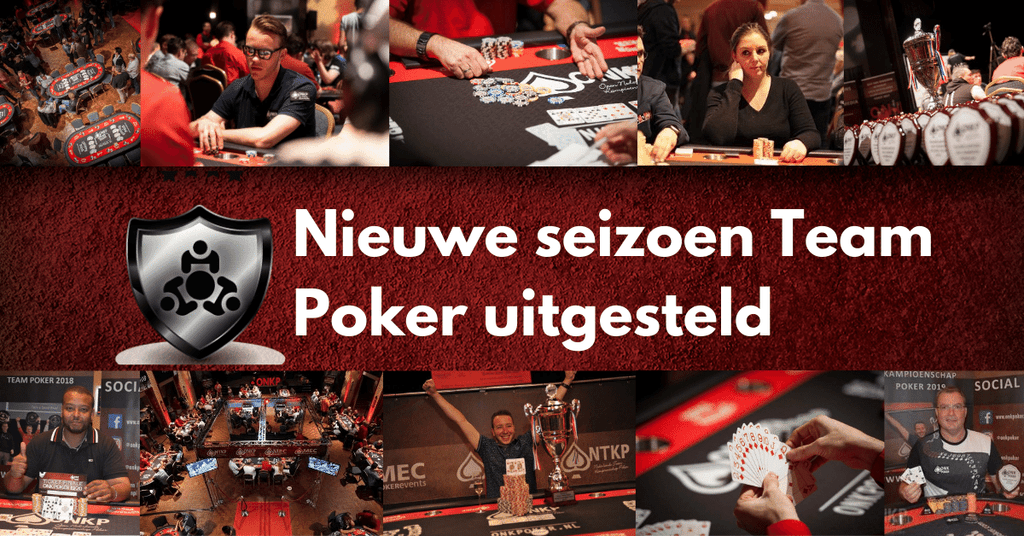 Nieuwe seizoen Team Poker uitgesteld i.v.m. corona