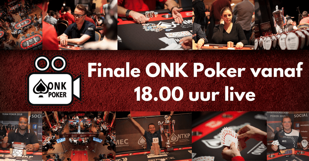 Finale ONK Poker vanaf 18.00 uur live!