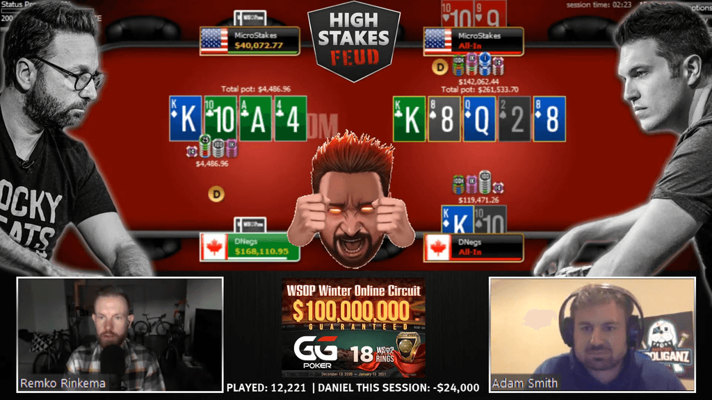 High Stakes Feud (22) Negreanu maakt winst na gigantische bluffs van Polk!