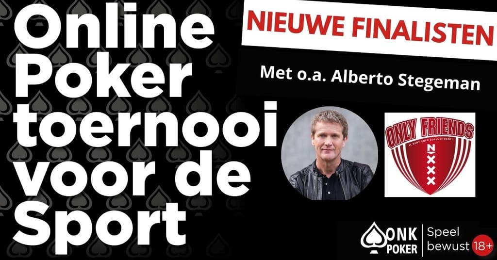20 nieuwe finalisten met o.a. Alberto Stegeman