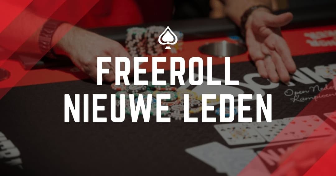 Freeroll voor nieuwe leden
