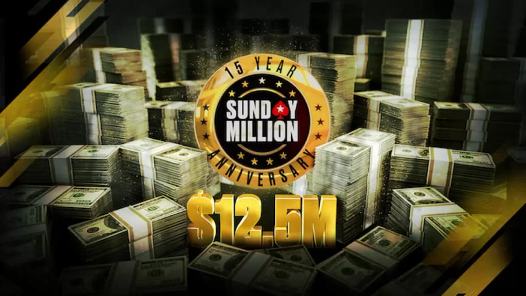 Sunday Million 15th Anniversary van start!