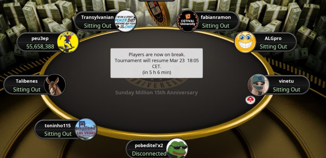 Sunday Million 15th Anniversary dag 3: Kans op Nederlandse winnaar?!