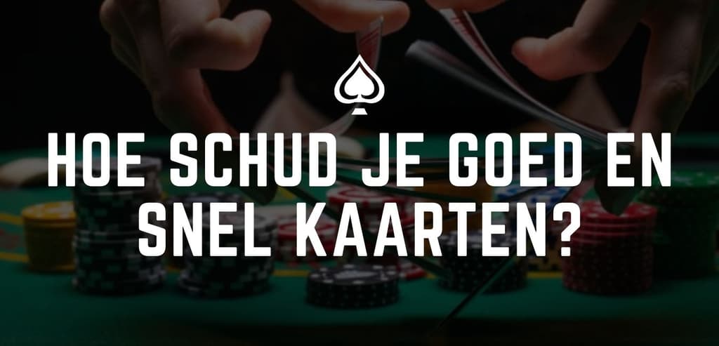 Kaarten schudden op drie verschillende manieren!