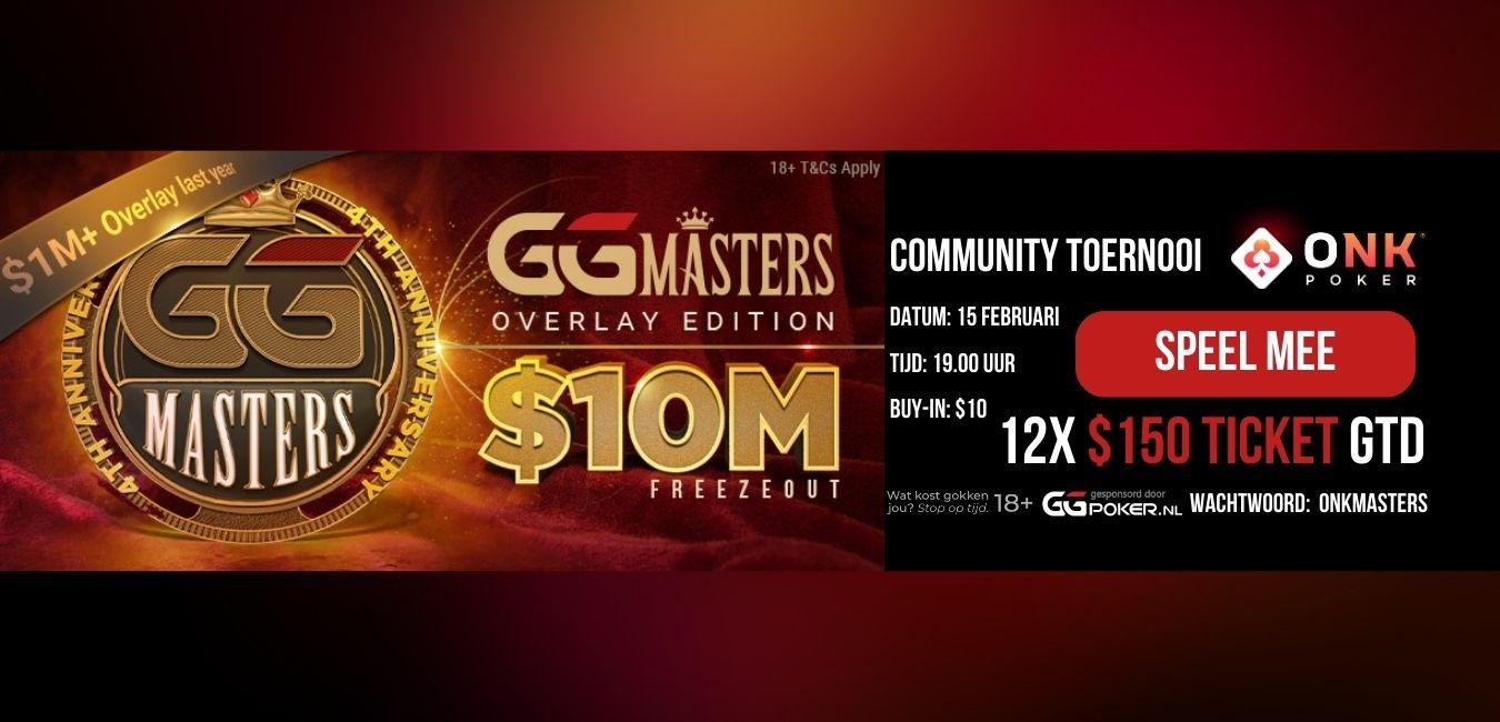 Community toernooi! 12x $150 ticket GTD