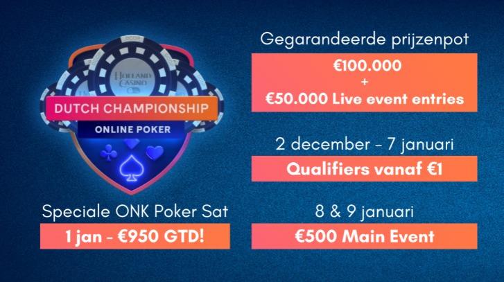 De Holland Casino DCOP. Win €25K aan live entries voor 2023!